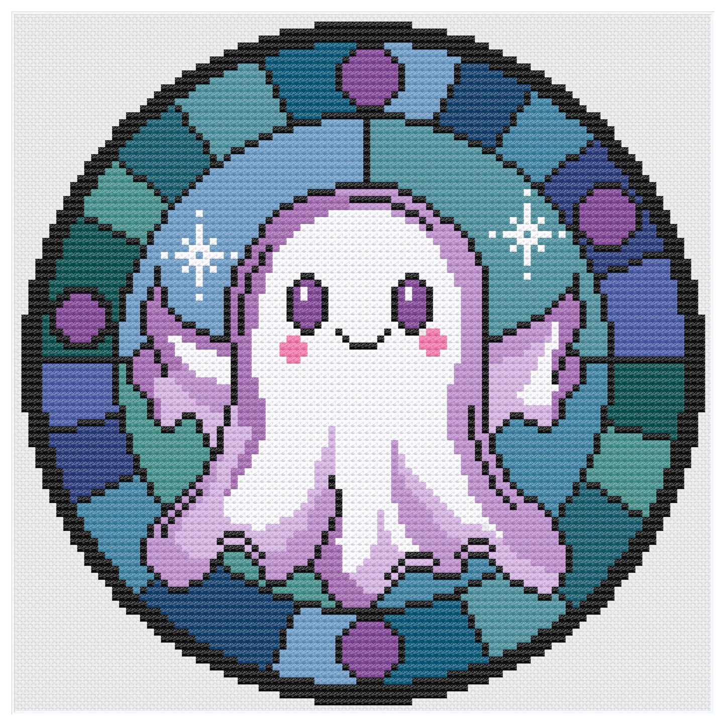 BooCharm Halloween Cross Stitch Pattern