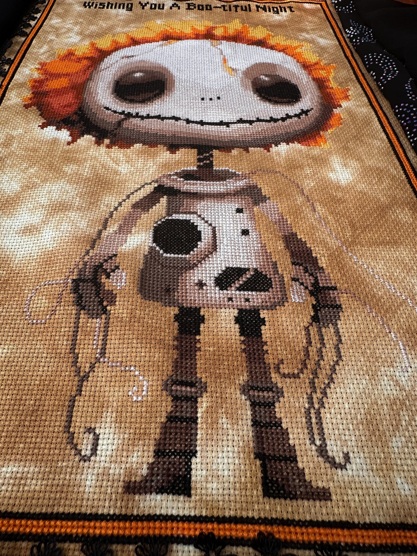 Halloween VooDoo Dolls Cross Stitch Pattern