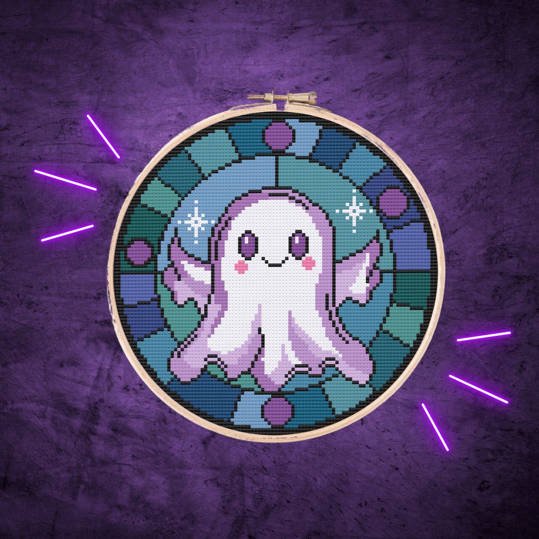 BooCharm Halloween Cross Stitch Pattern