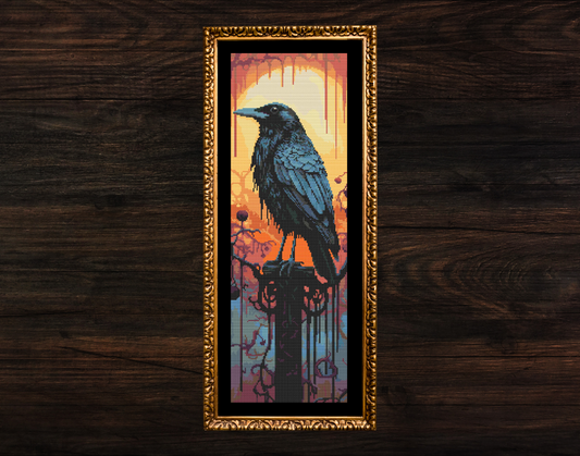 Nocturnal Messenger Cross Stitch Pattern