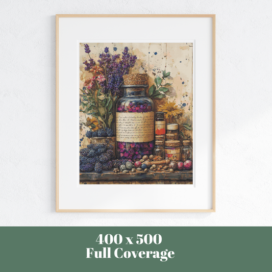 Winter Apothecary Cross Stitch Chart