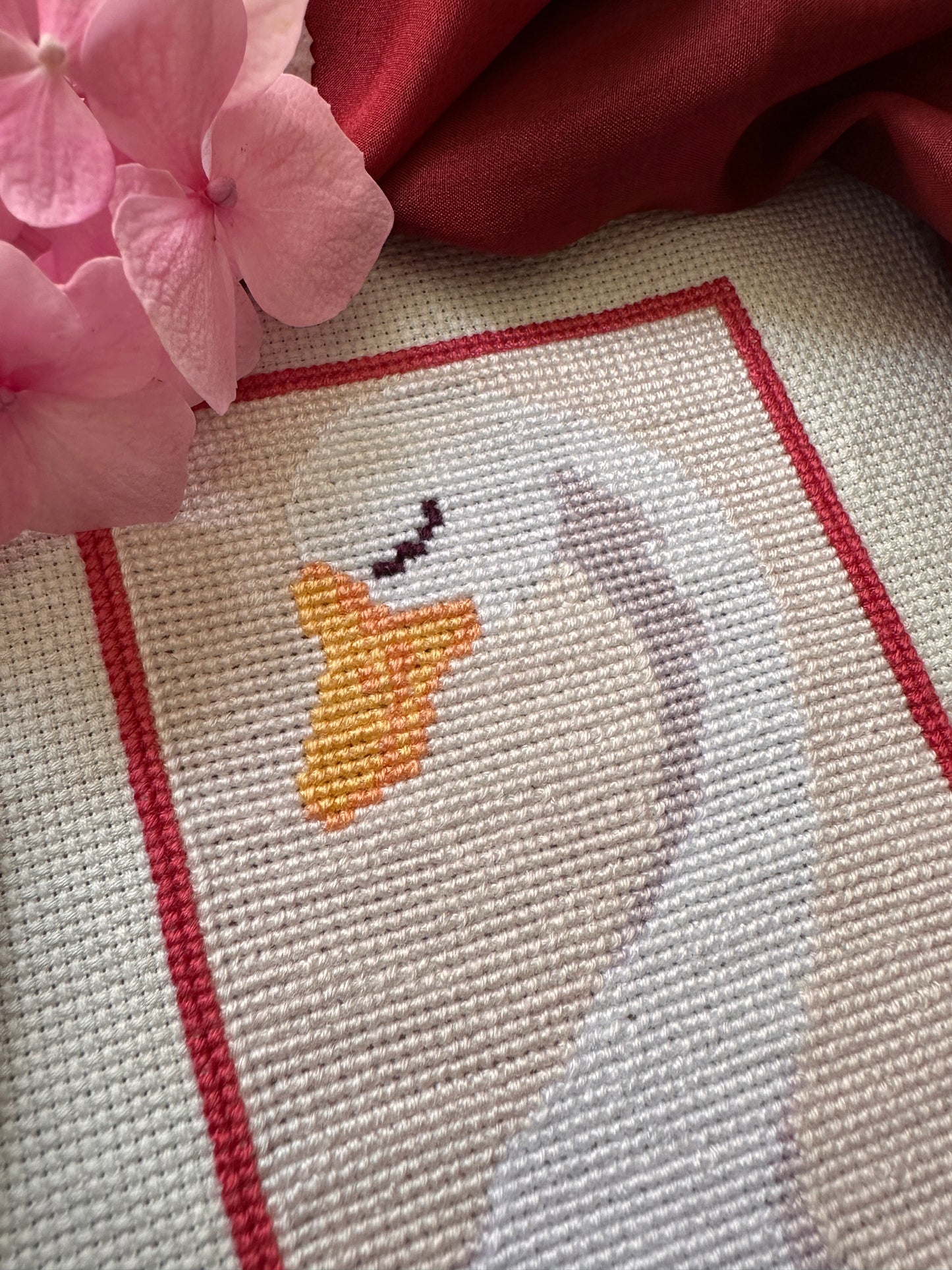 Mini Swan Tarot Cross Stitch Pattern