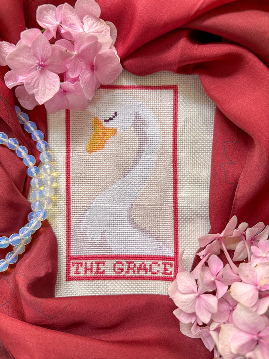 Mini Swan Tarot Cross Stitch Pattern