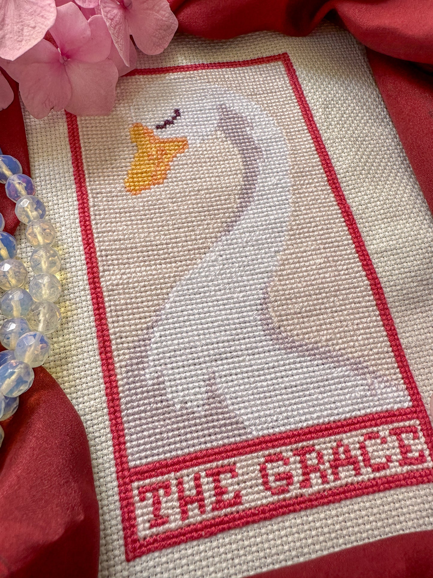 Mini Swan Tarot Cross Stitch Pattern