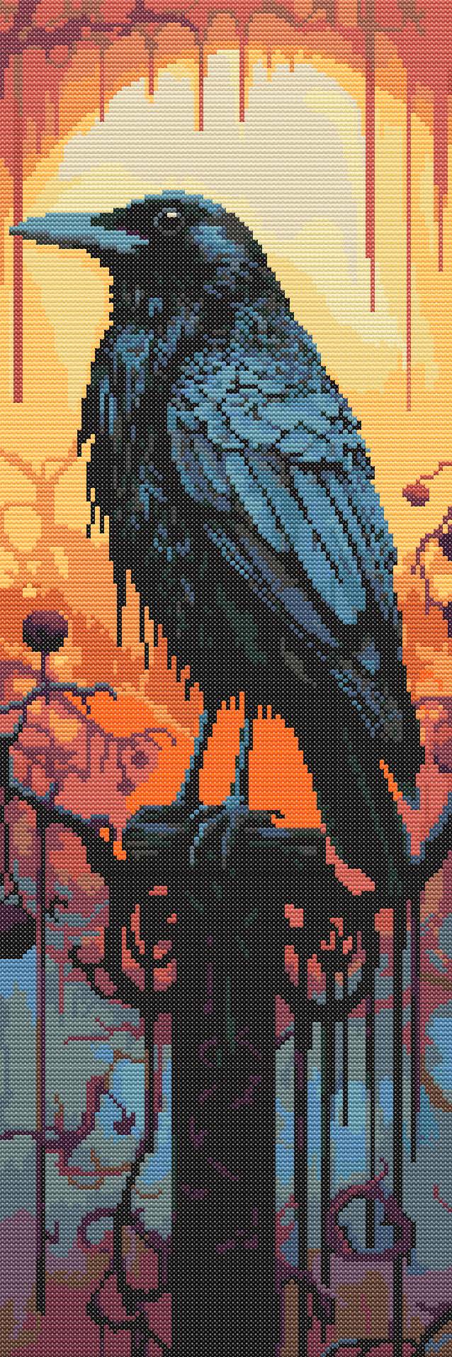 Nocturnal Messenger Cross Stitch Pattern