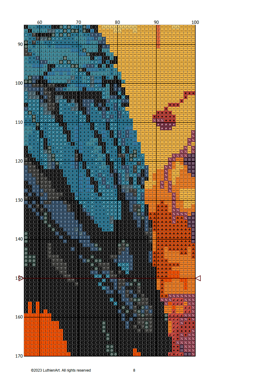 Nocturnal Messenger Cross Stitch Pattern