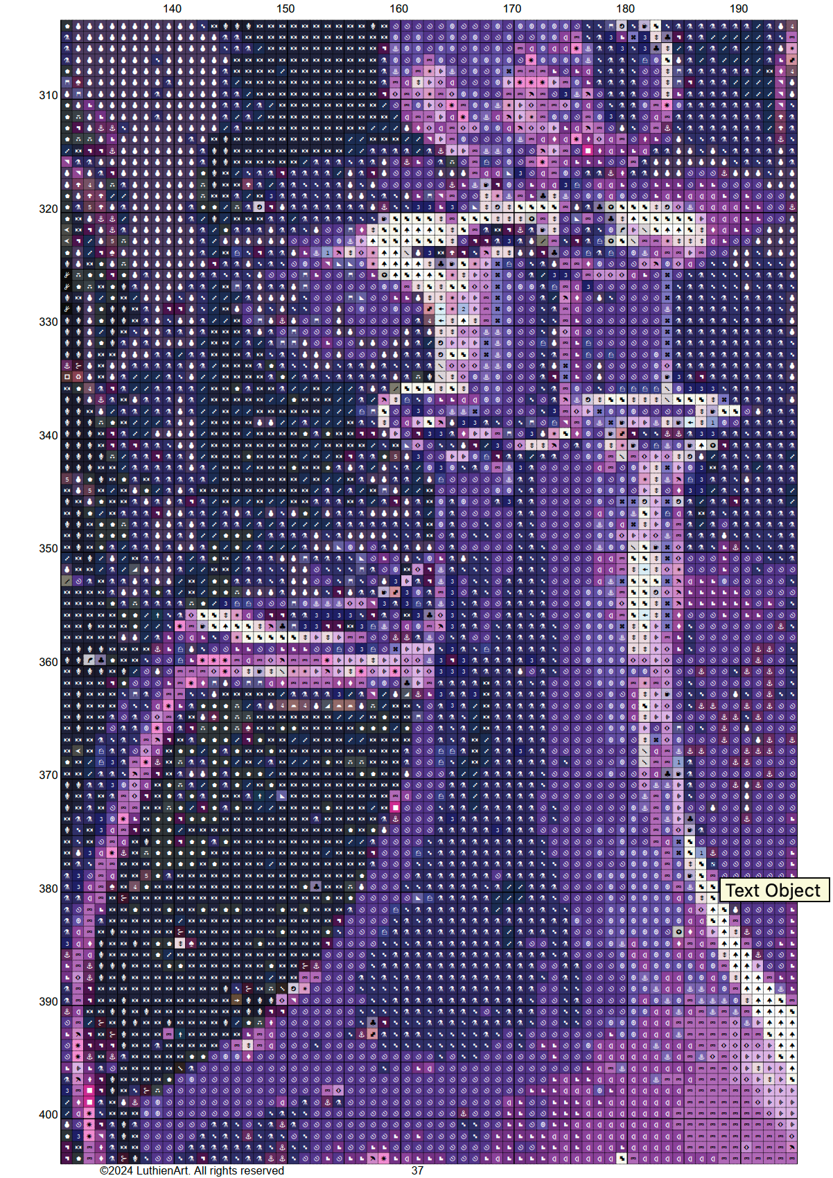 Love Potion Laboratory Cross Stitch Chart