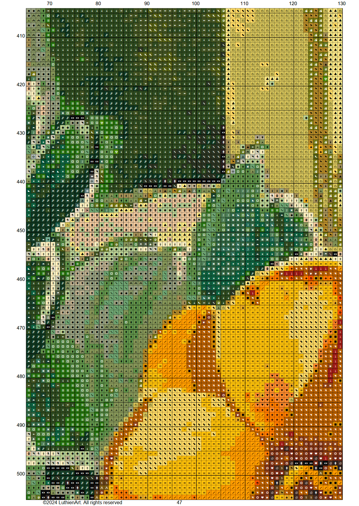 Botanical Remedies Bottles Cross Stitch Chart