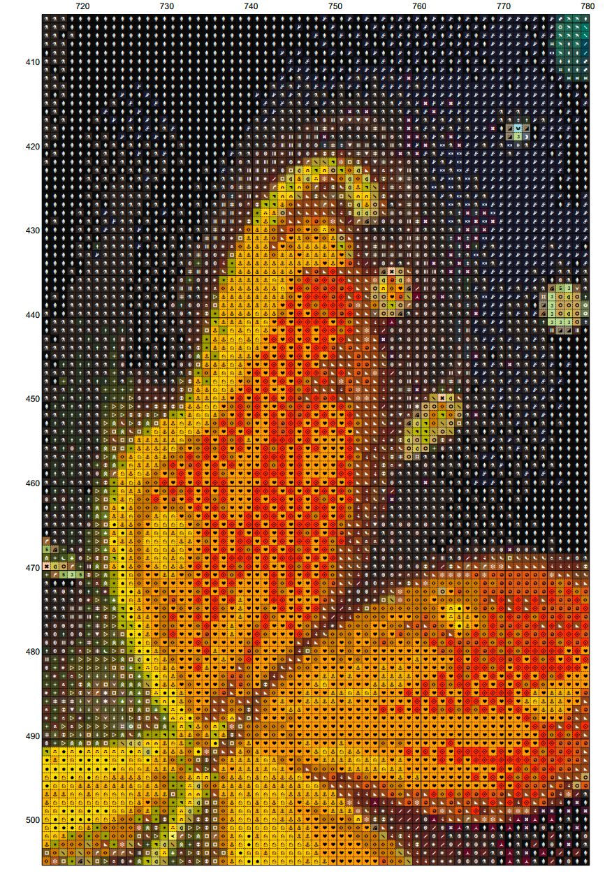 Magical Fireflies Cross Stitch Chart