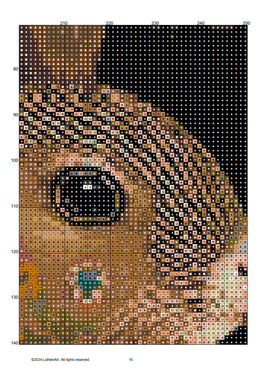 Easter Folklore Bunny Cross Stitch Chart