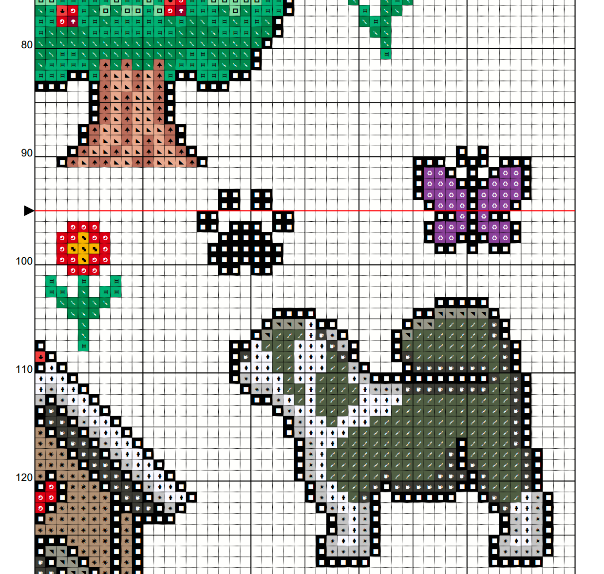 Paw-tential Danger Cross Stitch Pattern