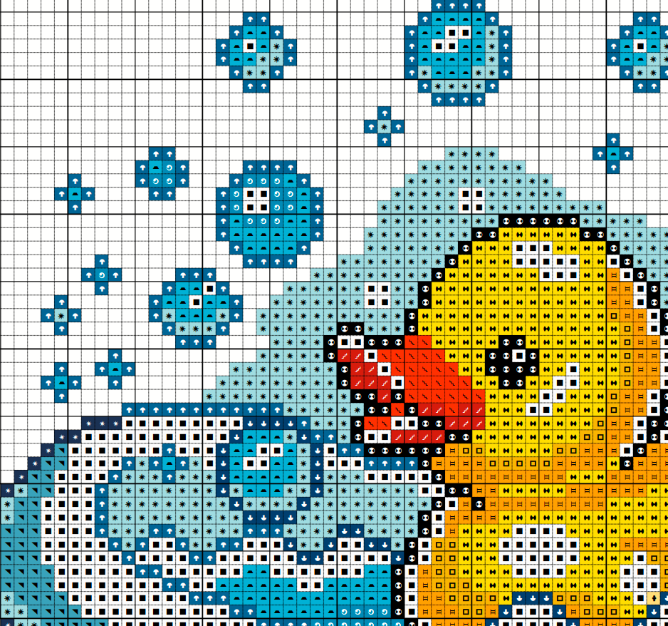 Bath Time Cross Stitch Pattern