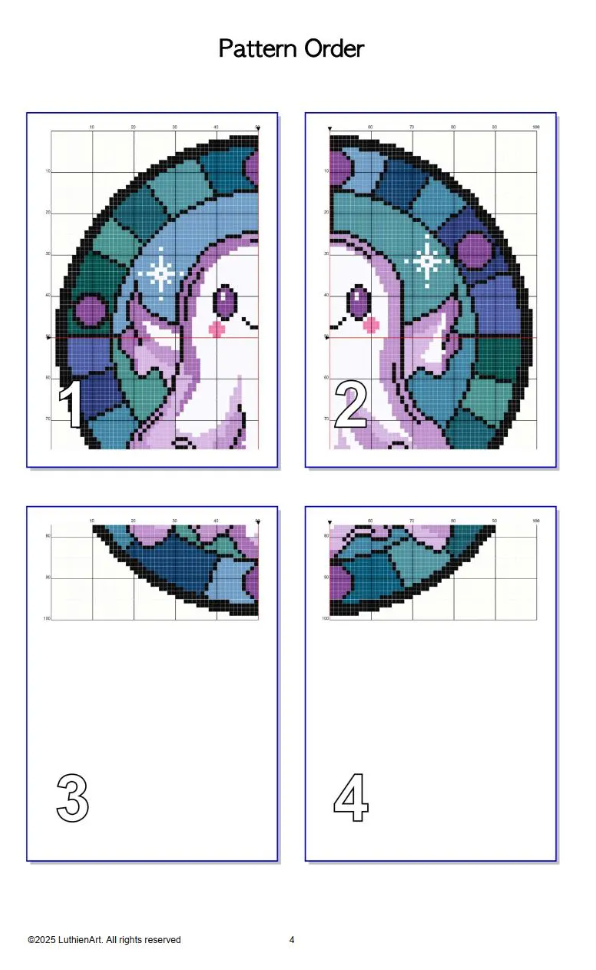 BooCharm Halloween Cross Stitch Pattern