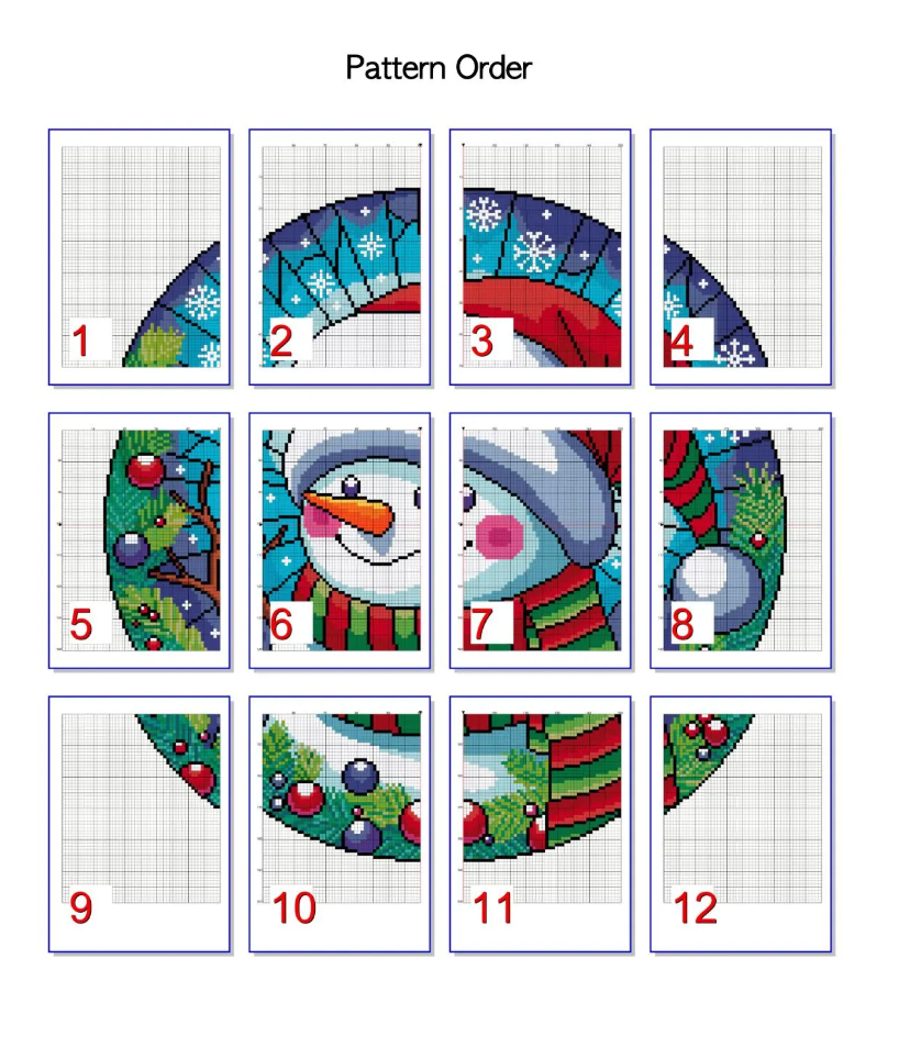 Winter Buddy Christmas Cross Stitch Pattern
