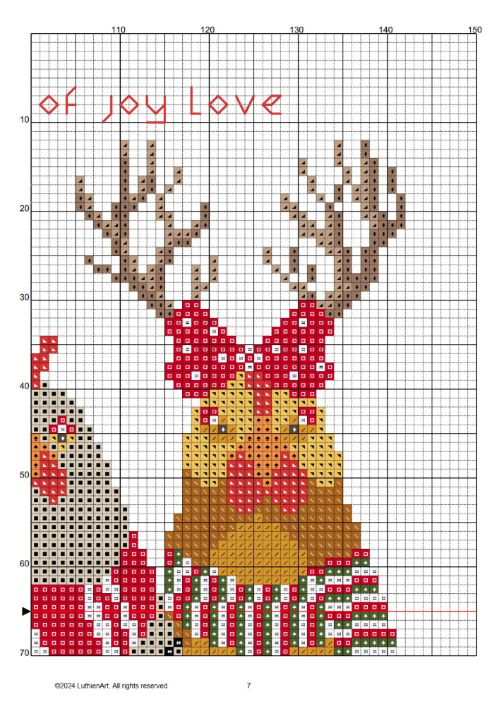 Merry Chickmas Christmas Cross Stitch Pattern
