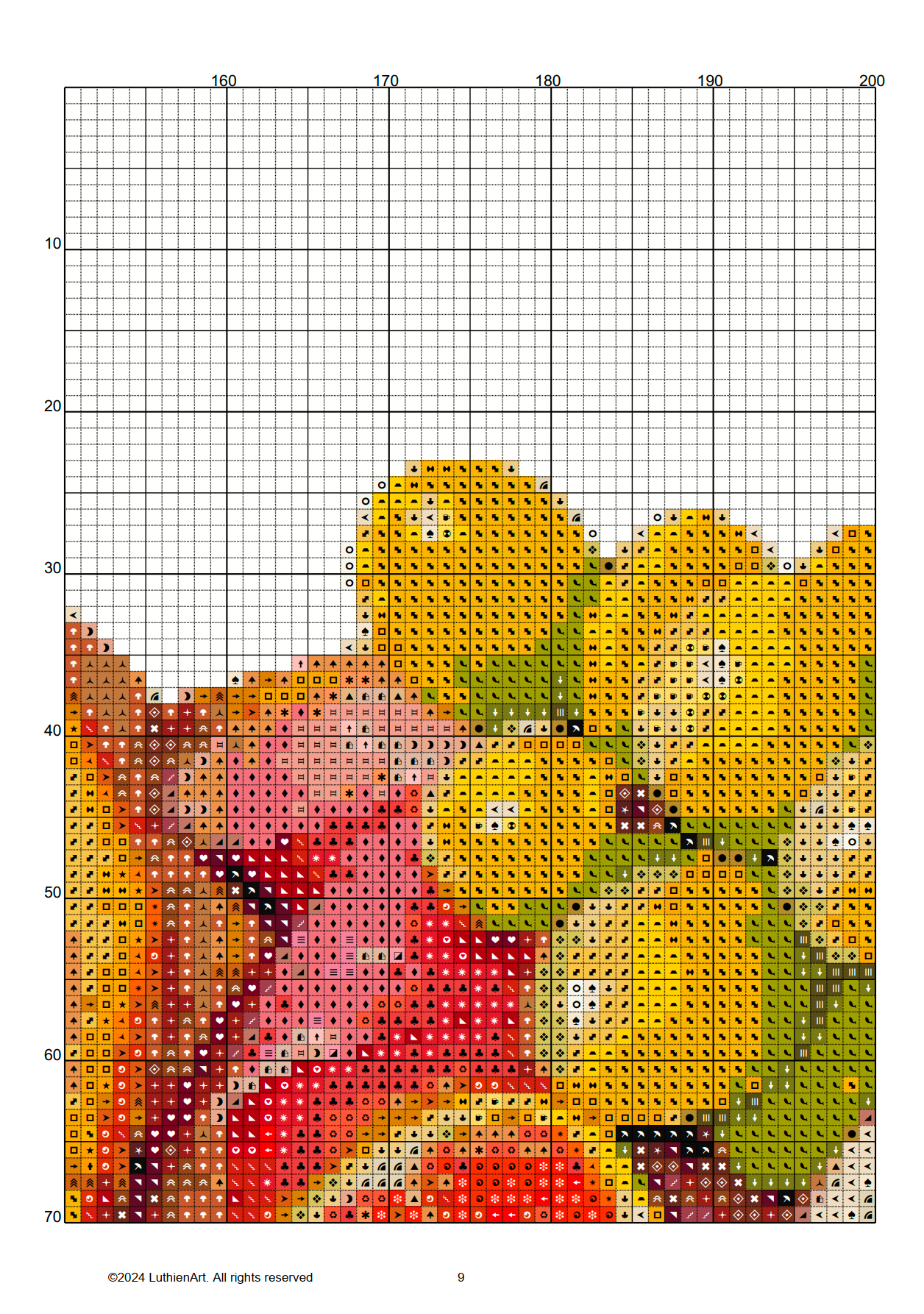 Friday Charcuterie Board Cross Stitch Pattern