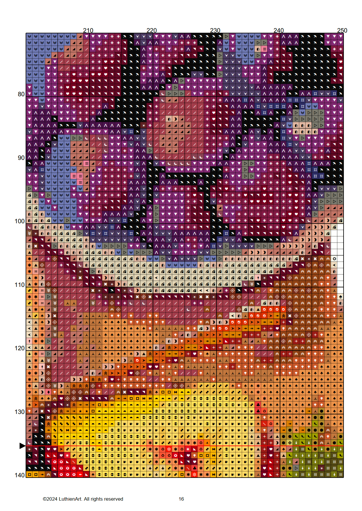 Friday Charcuterie Board Cross Stitch Pattern