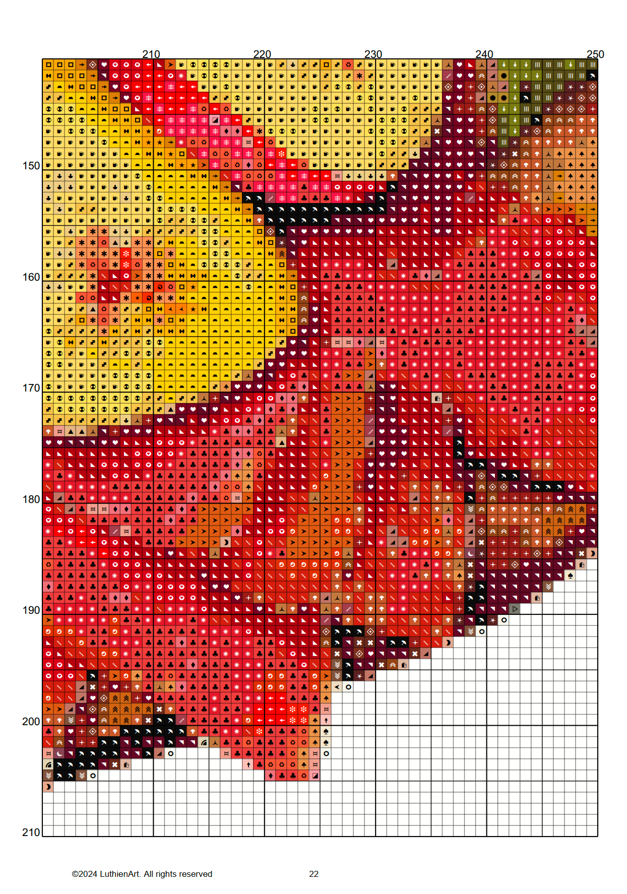 Friday Charcuterie Board Cross Stitch Pattern