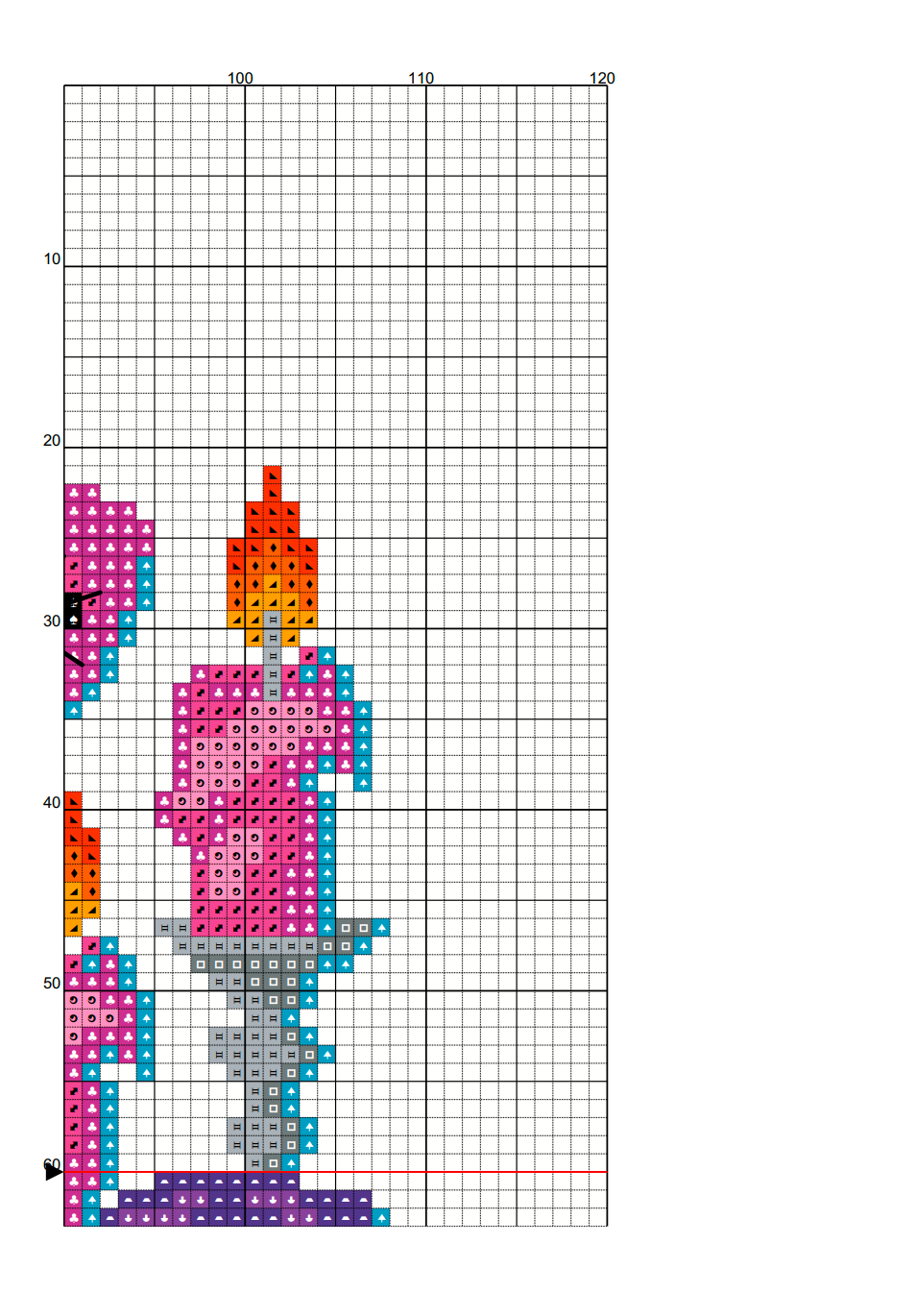 VooDoo Love Spell Halloween Cross Stitch Pattern