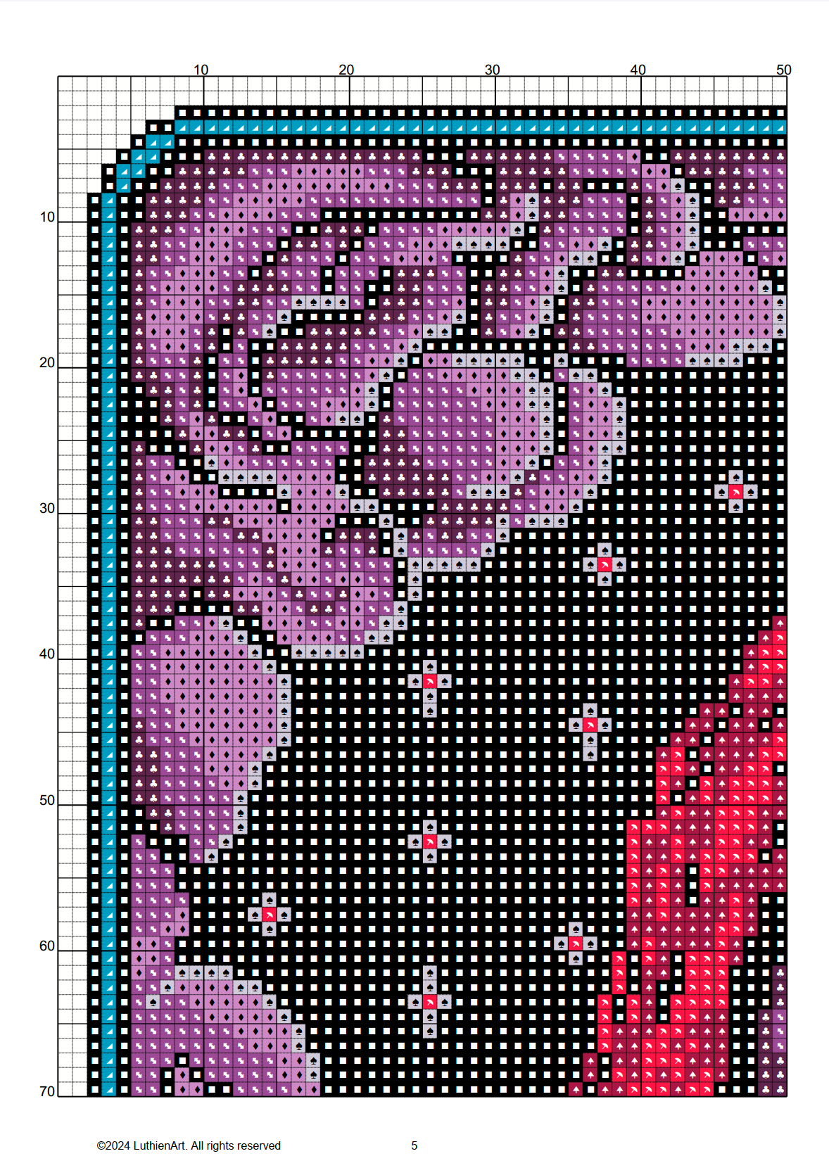 The Killer Halloween Cross Stitch Pattern