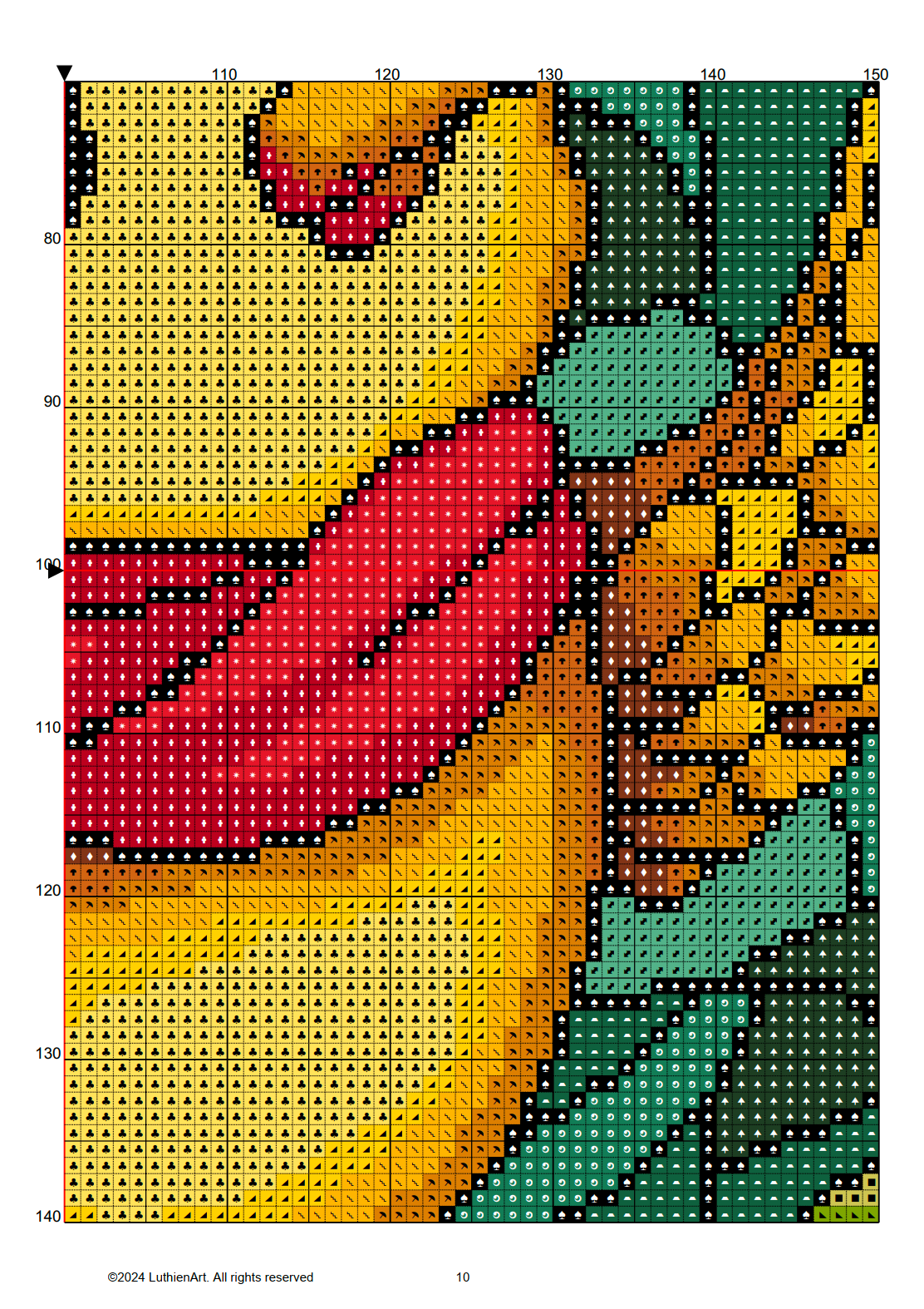 Birdy Bird Christmas Cross Stitch Pattern