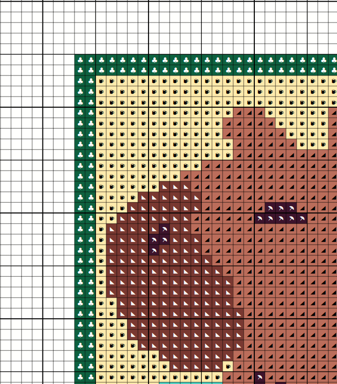 Mini Capybara Tarot Cross Stitch Pattern