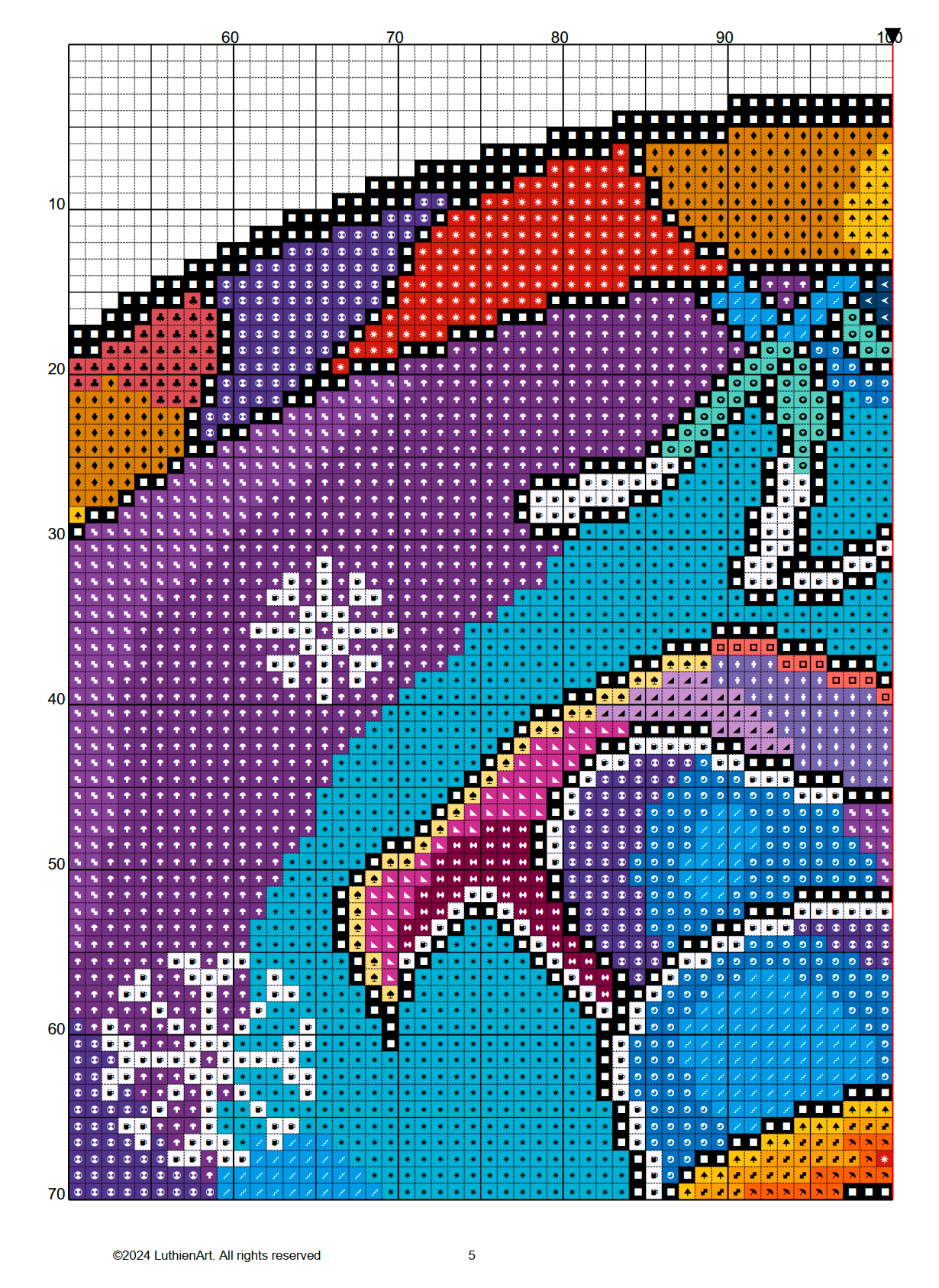 Frosted Wonderland Christmas Cross Stitch Pattern