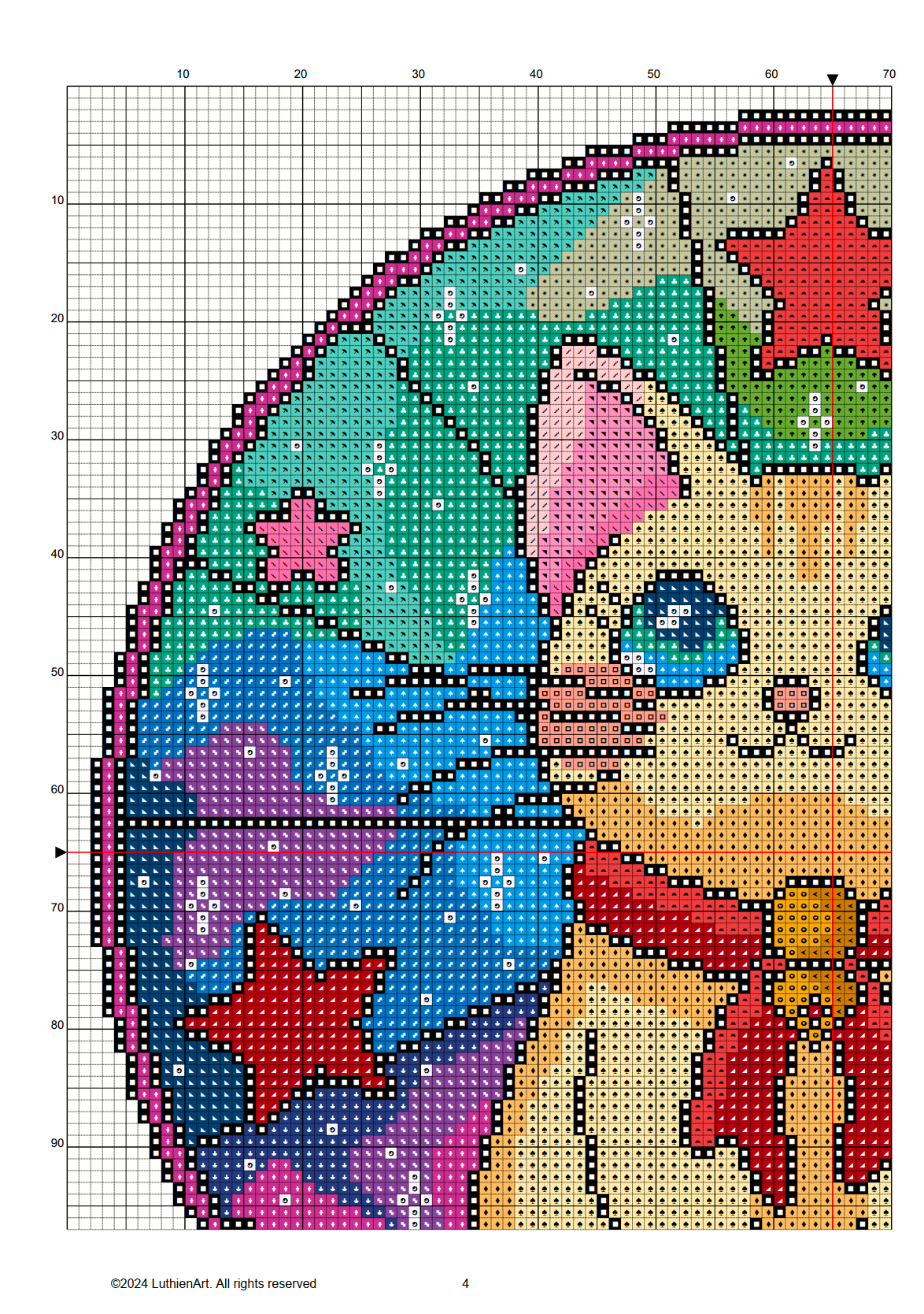 Stardust Wishes Christmas Cross Stitch Pattern