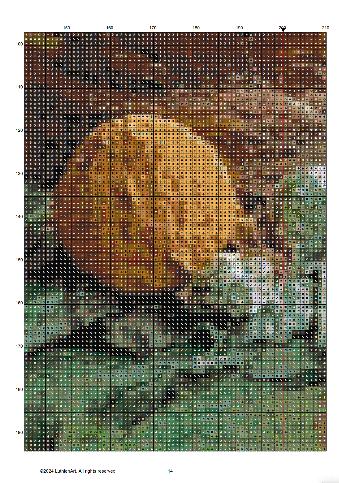 Winter Elixir Cross Stitch Chart