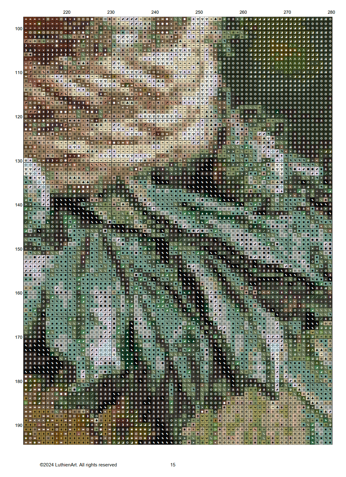 Winter Elixir Cross Stitch Chart