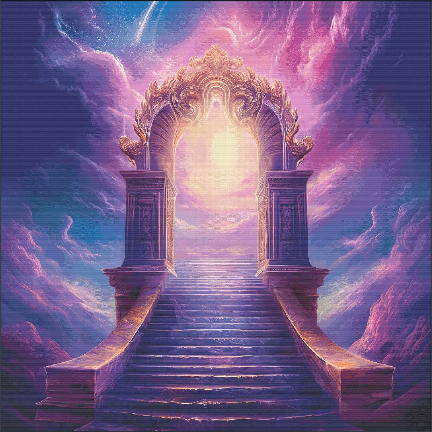 Stairway to Heaven Cross Stitch Chart