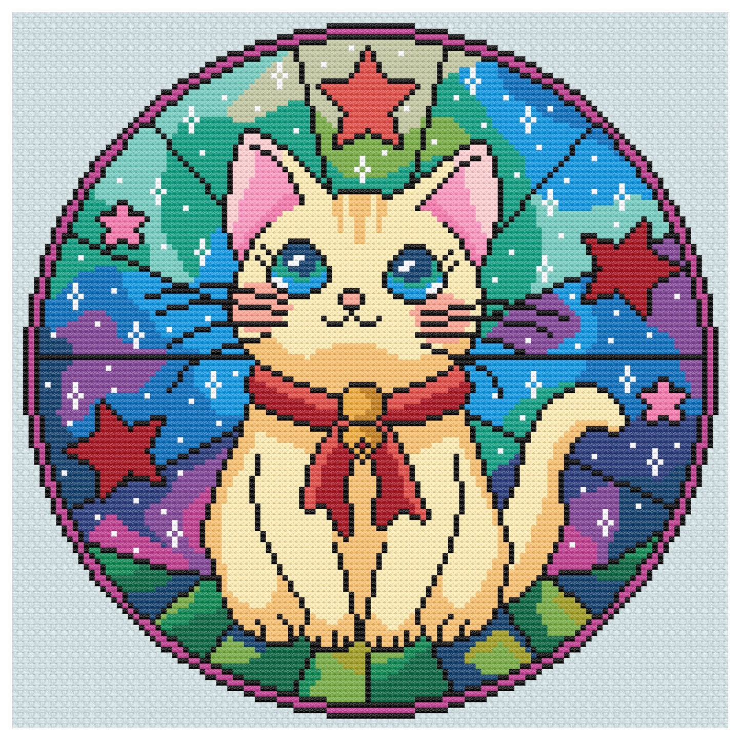 Stardust Wishes Christmas Cross Stitch Pattern