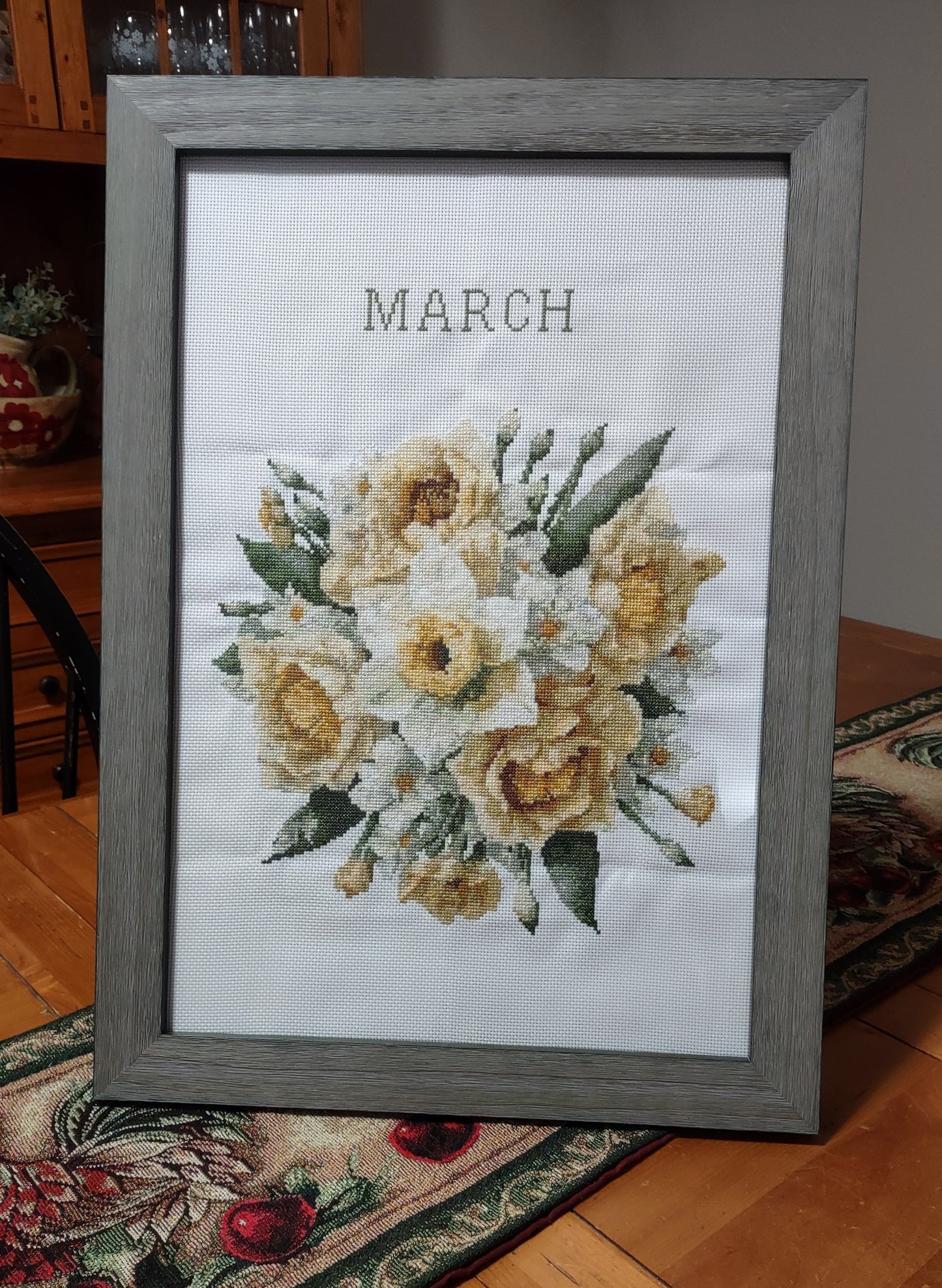 Set of 12 BUNDLE Vintage Birth Month Flowers Cross Stitch Patterns