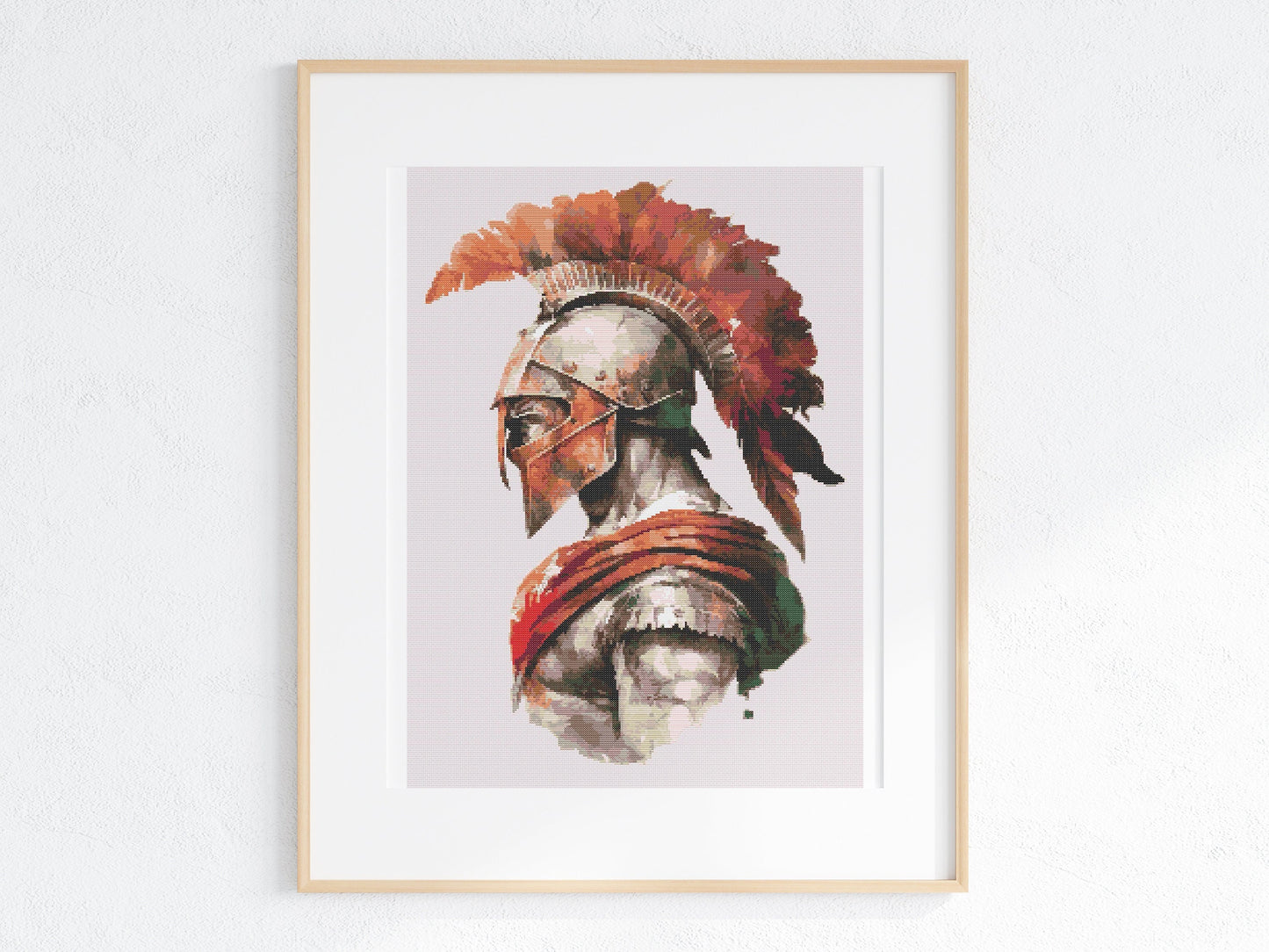 Ancient World Achilles Cross Stitch Pattern