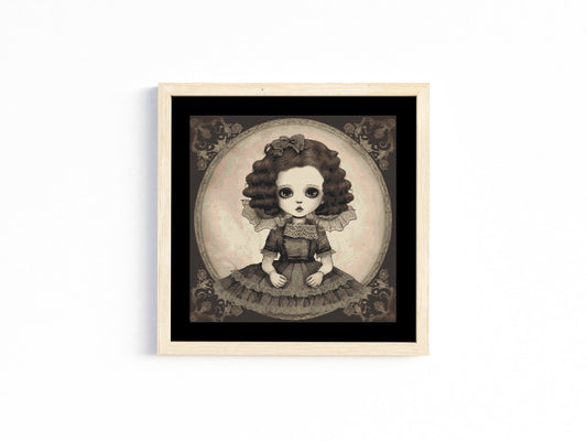 Gothic Vintage Dolls Lucy Cross Stitch Chart