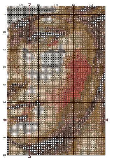 Ancient World Aphrodite Cross Stitch Pattern