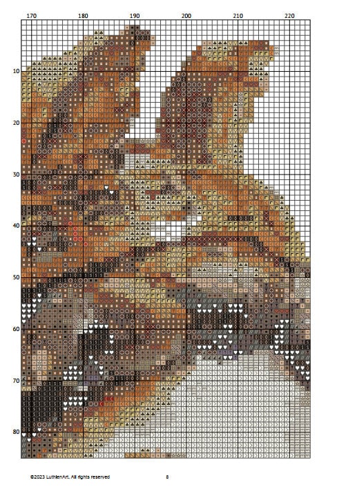 Ancient World Athena Cross Stitch Pattern