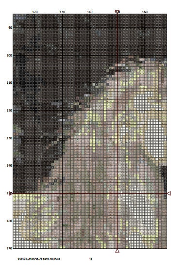 Holly Forest Bliss of The Unicorn Cross Stitch Chart