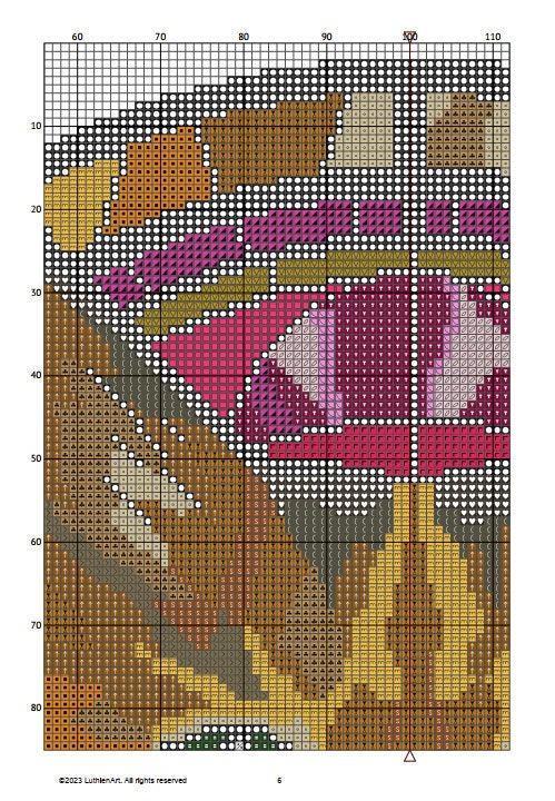 Stained Glass Cats Cross Stitch Pattern - Tabby Calico Cat