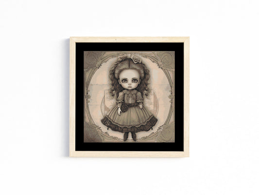 Gothic Vintage Dolls Dolores Cross Stitch Chart