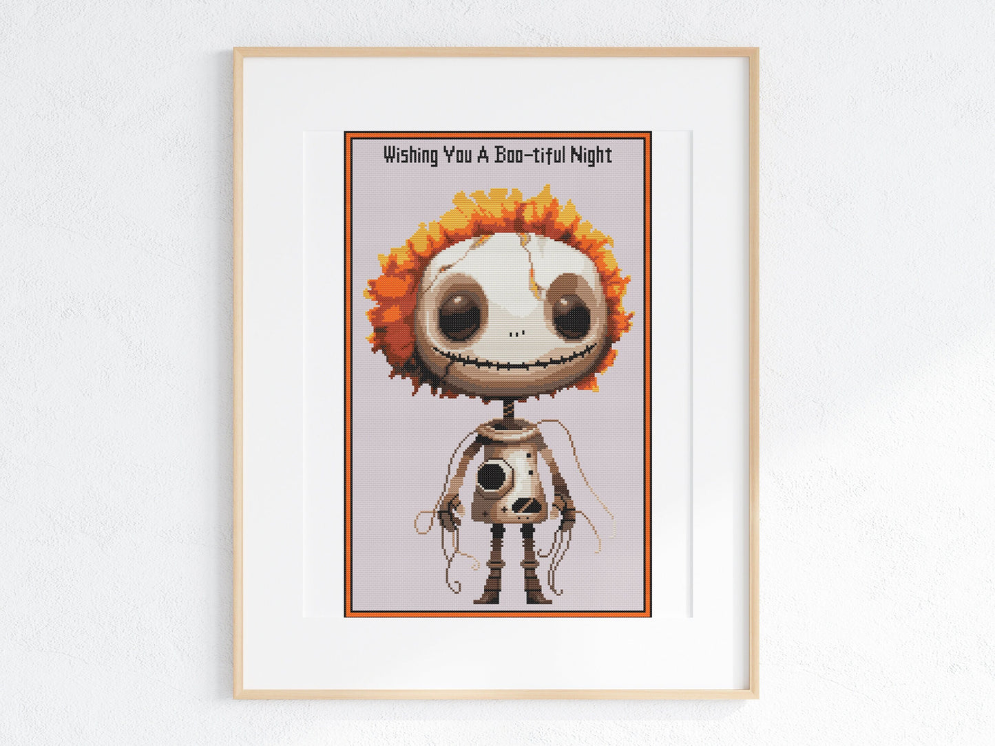 Halloween VooDoo Dolls Cross Stitch Pattern