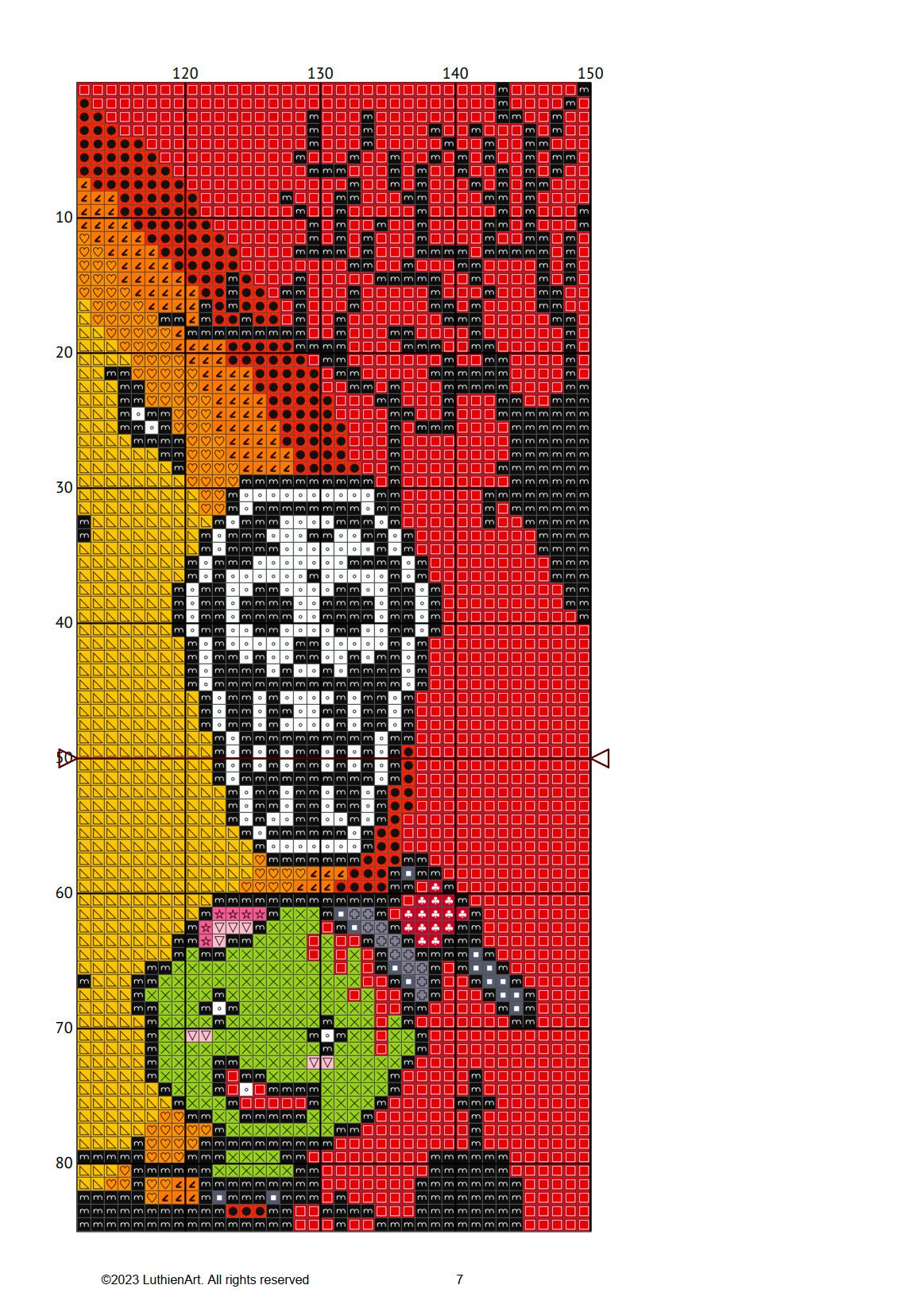 Mini Monsters Halloween Cross Stitch Pattern