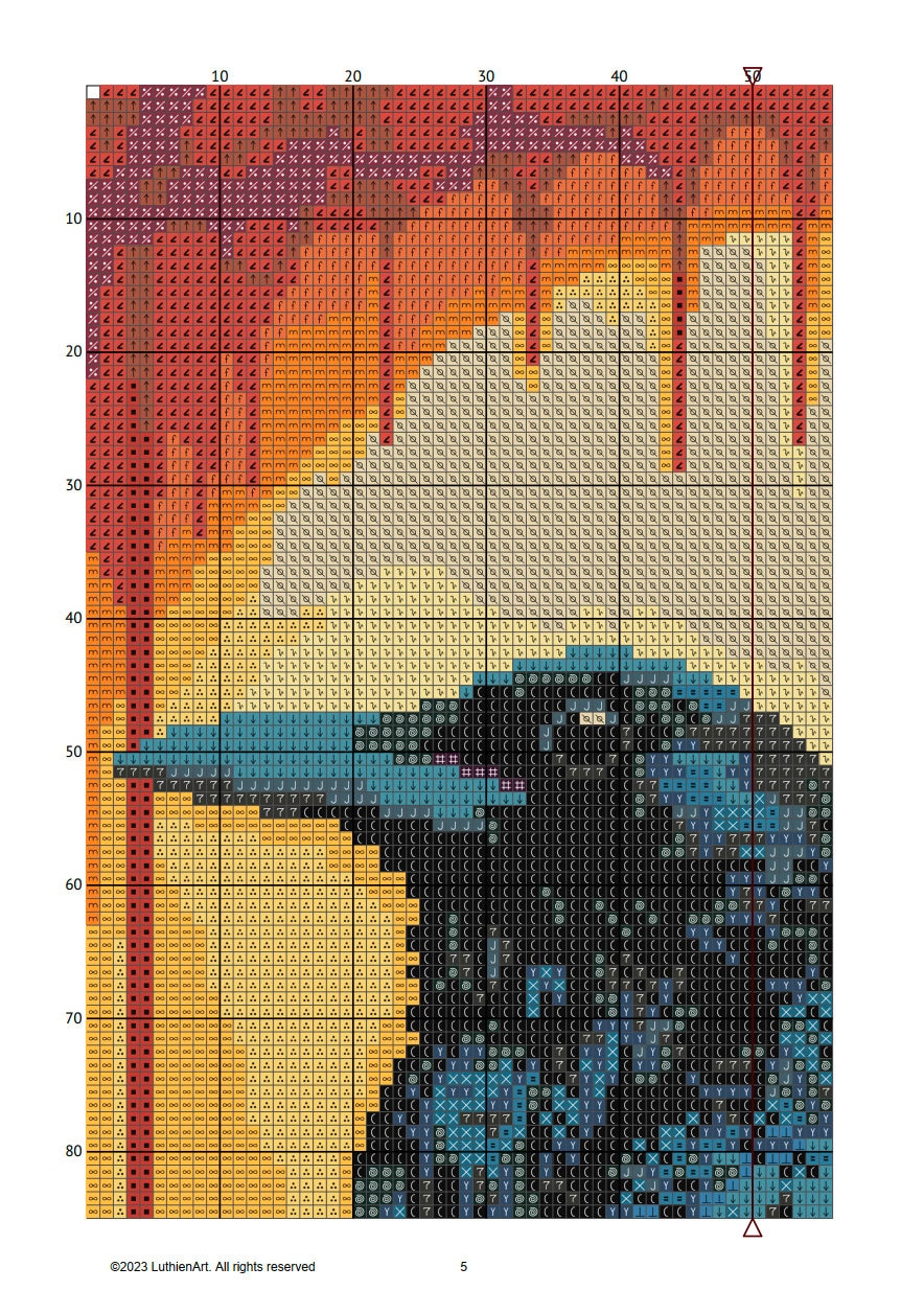 Nocturnal Messenger Cross Stitch Pattern