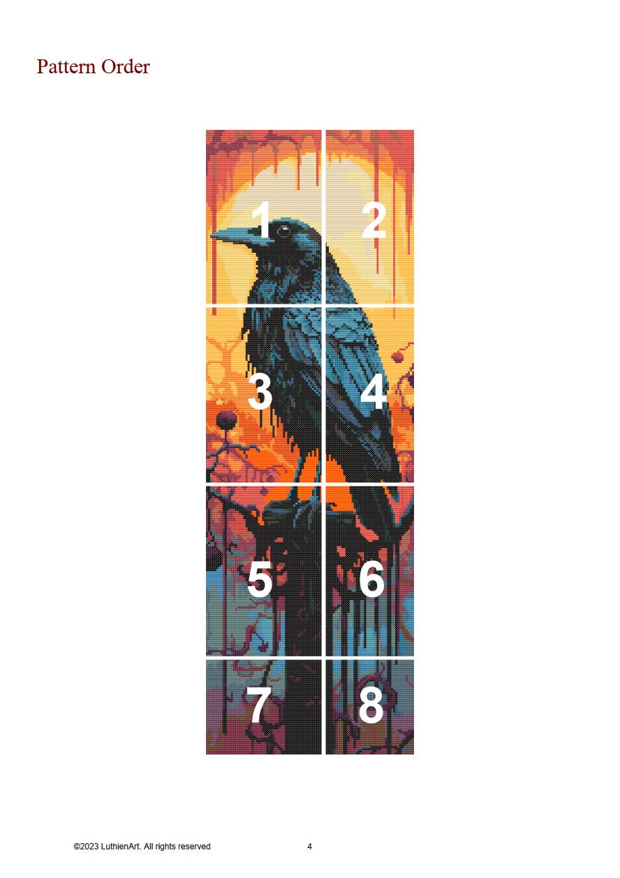 Nocturnal Messenger Cross Stitch Pattern