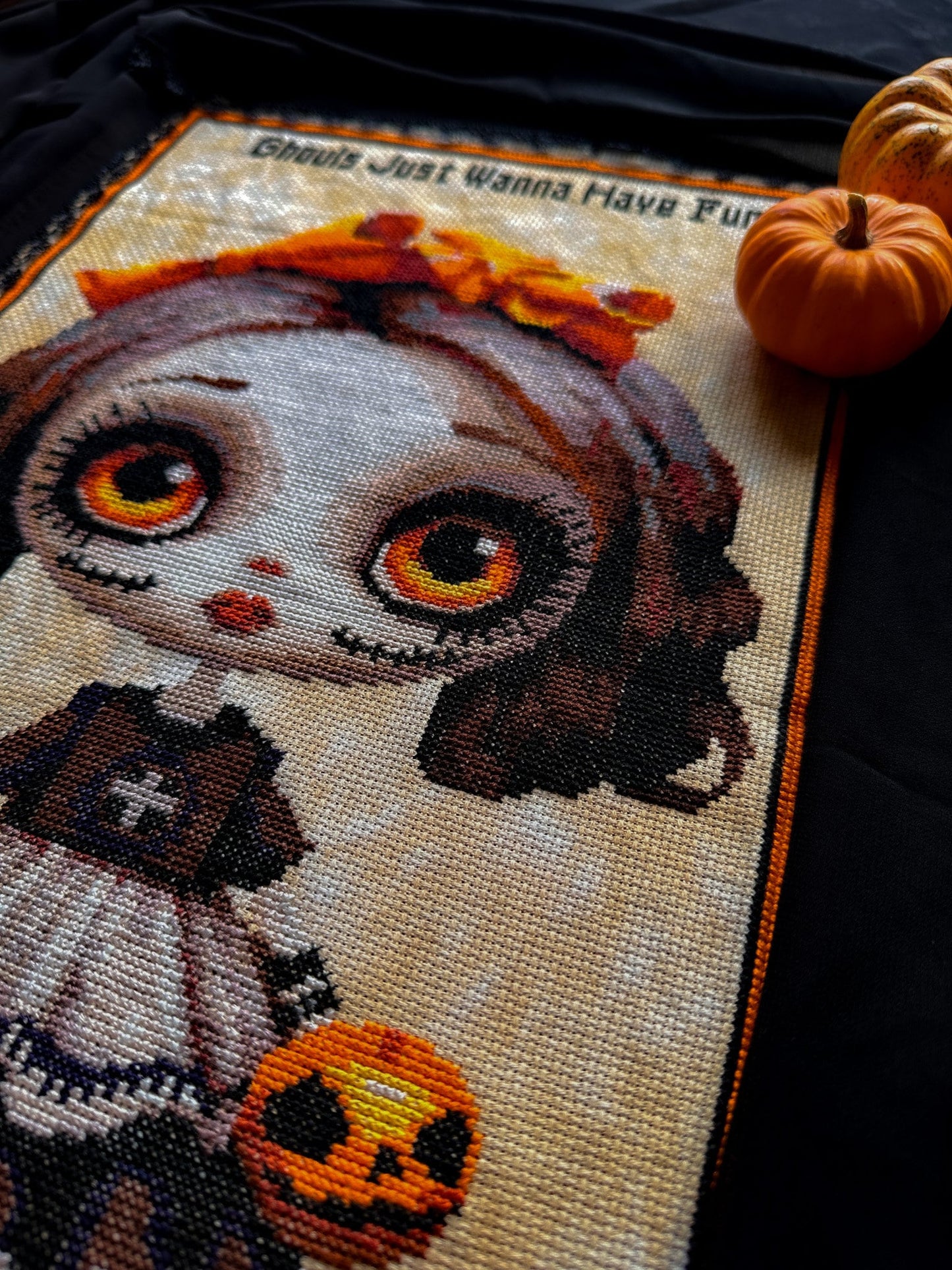 Halloween VooDoo Dolls Cross Stitch Pattern