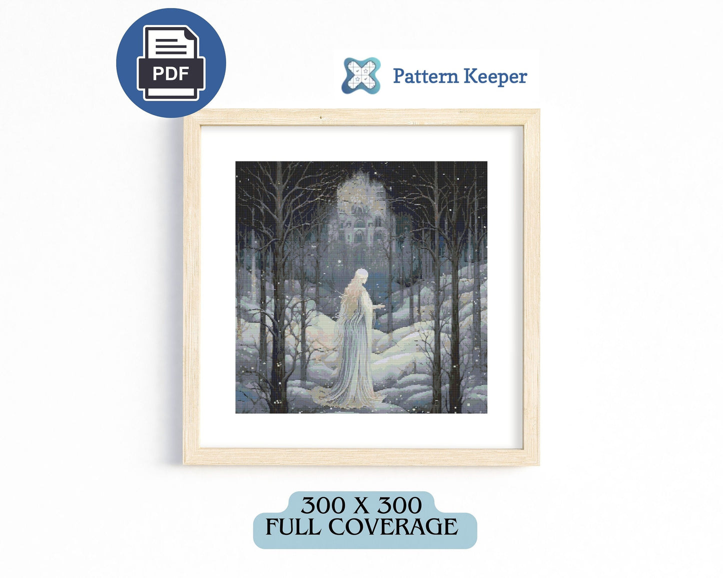 Holly Forest Elven Forest Cross Stitch Chart