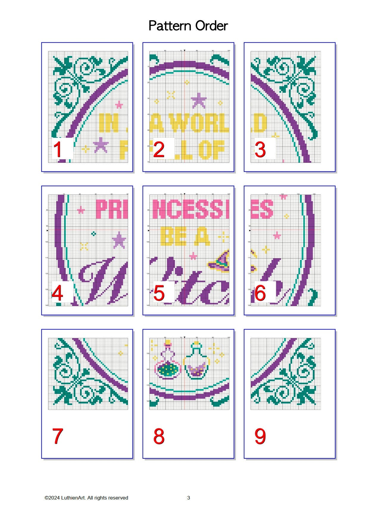 Witchy Wisdom Cross Stitch Pattern