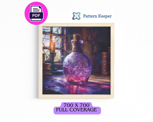 Soul Binding Love Potion Cross Stitch Chart