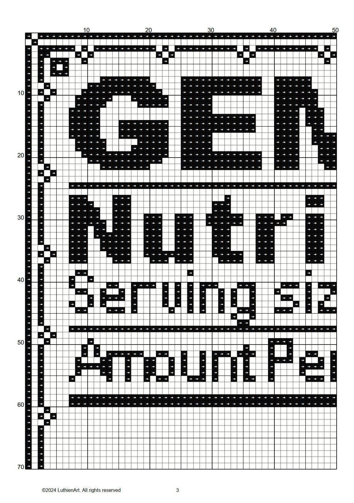 Zodiac Nutrition Facts Gemini Cross Stitch Pattern