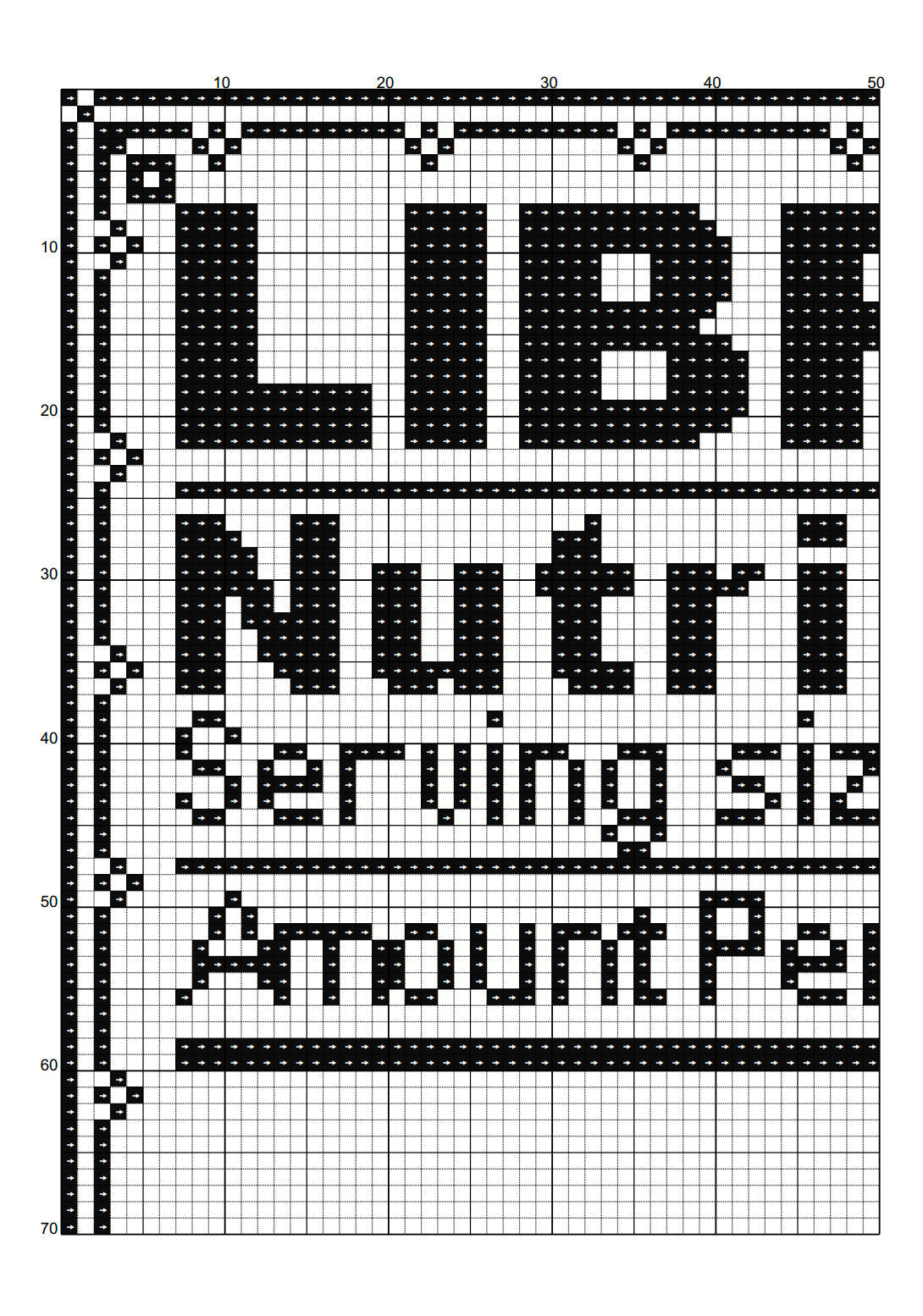 Zodiac Nutrition Facts Libra Cross Stitch Pattern